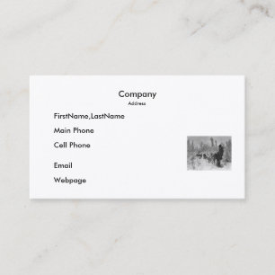 Visitenkarte-/Hundeteam auf der Spur Visitenkarte