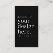 Visitenkarte Ihr Design Upload (Vorderseite)