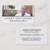 Visitenkarte Ihre Fotovorlage Schlicht (Vorne/Hinten)