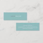 Visitenkarte| II Töne - blau Mini Visitenkarte (Vorne/Hinten)