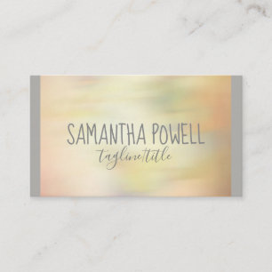 Visitenkarte im Aquarellstil, beidseitig gefertigt