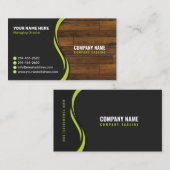 Visitenkarte im Holzstil (Vorne/Hinten)