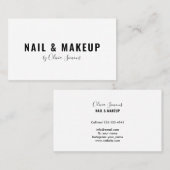 Visitenkarte im minimalistischen Stil (Vorne/Hinten)