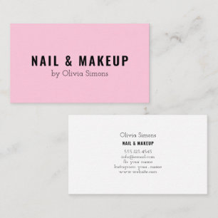 Visitenkarte im minimalistischen Stil