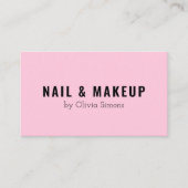 Visitenkarte im minimalistischen Stil (Vorderseite)