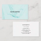 Visitenkarte im Stil des Minimalismus. (Vorne/Hinten)