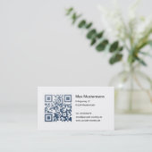 Visitenkarte (individuell gestaltbar) (Stehend Vorderseite)