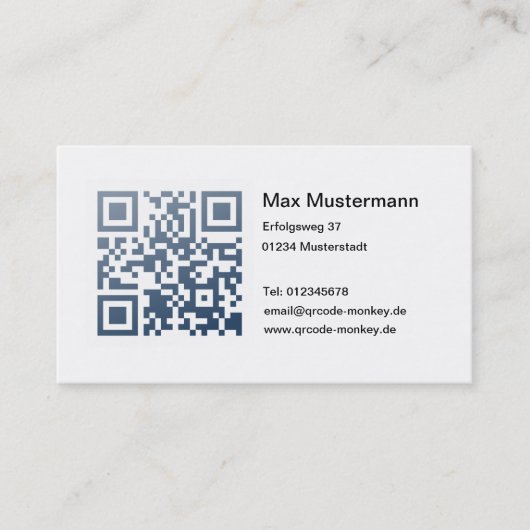 Visitenkarte (individuell gestaltbar) (Vorderseite)