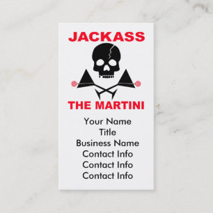 Visitenkarte - JACKASS, Der Barkeeper