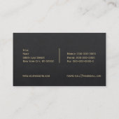 Visitenkarte "Justiz" (Rückseite)