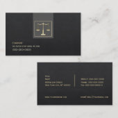 Visitenkarte "Justiz" (Vorne/Hinten)