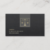 Visitenkarte "Justiz" (Vorderseite)