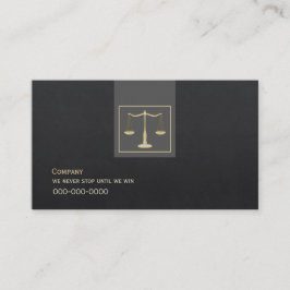 Visitenkarte "Justiz"