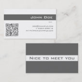 Visitenkarte-Kaisergrau Visitenkarte (Vorne/Hinten)
