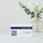 Visitenkarte-kaiserlichesdunkelblaues Visitenkarte (Stehend Vorderseite)