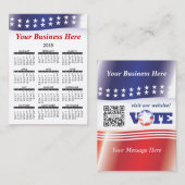 Visitenkarte-Kalender-Abstimmung 2015 Visitenkarte (Vorne/Hinten)