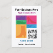 Visitenkarte-Kalender-Einzelhandels-Schuhe Visitenkarte (Rückseite)