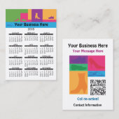 Visitenkarte-Kalender-Einzelhandels-Schuhe Visitenkarte (Vorne/Hinten)