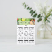 Visitenkarte-Kalender-Frischware Visitenkarte (Stehend Vorderseite)