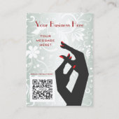 Visitenkarte-Kalender-Nagel-Salon Visitenkarte (Rückseite)