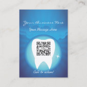 Visitenkarte-Kalender zahnmedizinisch Visitenkarte (Rückseite)