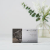 Visitenkarte Katze, Tierarzt (Stehend Vorderseite)