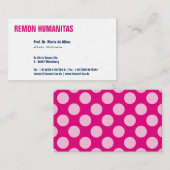 Visitenkarte klar und (Vorne/Hinten)