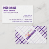 Visitenkarte klar und (Vorne/Hinten)