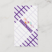 Visitenkarte klar und (Rückseite)