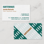 Visitenkarte klar und (Vorne/Hinten)