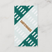 Visitenkarte klar und (Rückseite)