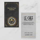 Visitenkarte Klasse für feine Ernährung (Vorne/Hinten)