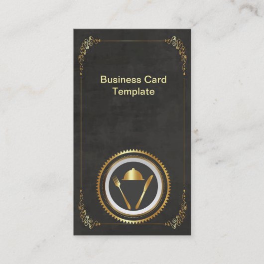 Visitenkarte Klasse für feine Ernährung (Vorderseite)