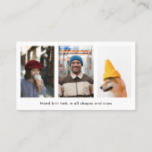 Visitenkarte knettieren (Rückseite)