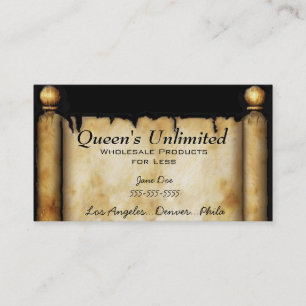 Visitenkarte-königlicher Entwurf Visitenkarte