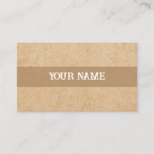 Visitenkarte - Kraft - Personalisiert (Vorderseite)