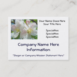 Visitenkarte-kundenspezifische Apple-Blüten Visitenkarte