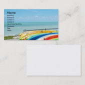 Visitenkarte-Kunst Ozean-Seestrand-Key Wests Visitenkarte (Vorne/Hinten)