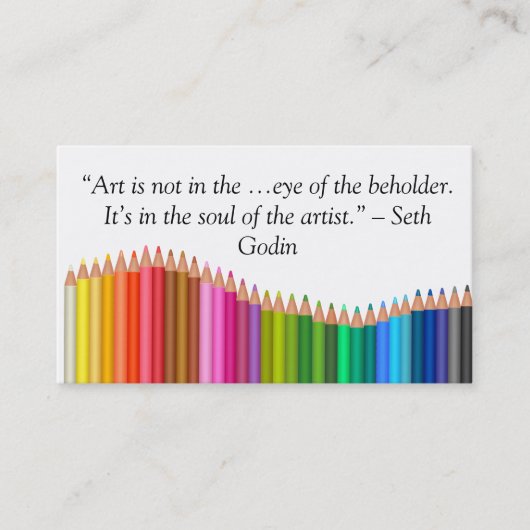 Visitenkarte/Künstler Visitenkarte (Vorderseite)