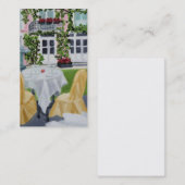 Visitenkarte La-Tabellen-DES Marechaux (Vorne/Hinten)