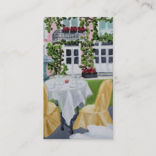 Visitenkarte La-Tabellen-DES Marechaux (Vorderseite)