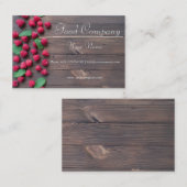 Visitenkarte Lebensmittelbranche (Vorne/Hinten)