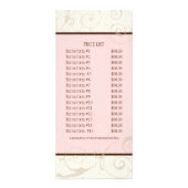 Visitenkarte - Letter L Monogram Dessert Bak Werbekarte (Hinten)