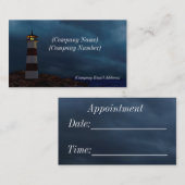 Visitenkarte/Leuchtturm Terminkarte (Vorne/Hinten)