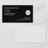 Visitenkarte-Logo-Schablone Visitenkarte (Vorne/Hinten)