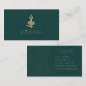 Visitenkarte LOTUS YOGA (Vorne/Hinten)