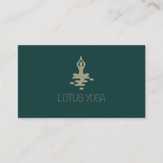 Visitenkarte LOTUS YOGA (Vorderseite)