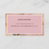 Visitenkarte Luxus elegant (Rückseite)