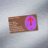 Visitenkarte - Magnet - VERT-Tempel (Beispiel)