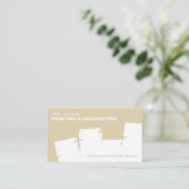 Visitenkarte malen u. verzierend (Stehend Vorderseite)